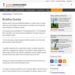 Buddha Quotes, Sayings and Words of Wisdom