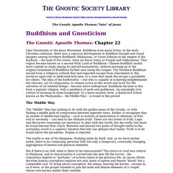 Buddhism and Gnosticism