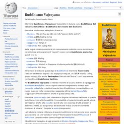 Buddhismo Vajrayana