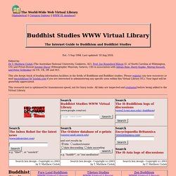 Buddhist Studies WWW VL
