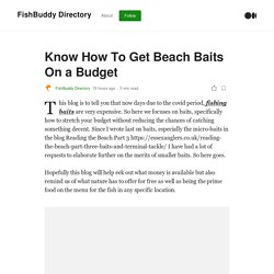 Ways To Get Beach Baits For Free