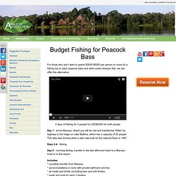 Budget Amazon Fishing Tours