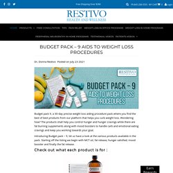 BUDGET PACK – 9 AIDS TO WEIGHT LOSS PROCEDURES