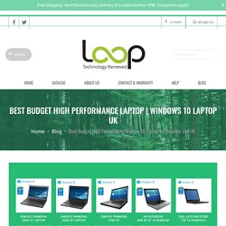 Best budget high performance laptop
