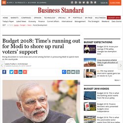 Budget 2018: Time's running out for Modi to shore up rural voters' support