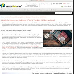 A Guide to Money and Budgeting if You're Thinking of Moving Abroad - 110220Volts