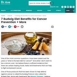 Budwig Diet Protocol For Cancer - DrAxe.com