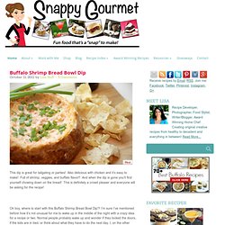 Buffalo Shrimp Bread Bowl Dip Recipe