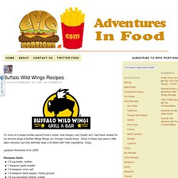 Buffalo Wild Wings Recipes