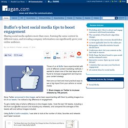 Buffer's 9 best social media tips to boost engagement
