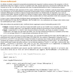 Buffered Streams