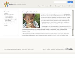 buffettinstitute.nebraska.edu/research/early-childhood-education/learning-from-birth-age-8.aspx