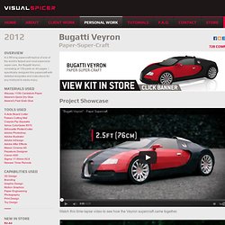Bugatti Veyron - Paper Supercraft