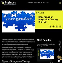 Importance of Integration Testing in STLC