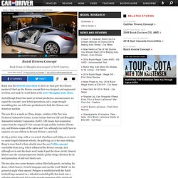 Buick Riviera Concept - Auto Shows