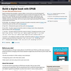 Build a digital book with EPUB