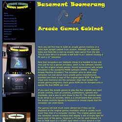 Build a MAME Arcade