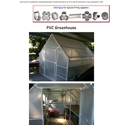 Build a PVC Greenhouse