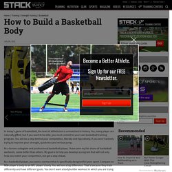 Build a Basketball Body With This Basketball Workout Plan
