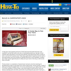 Build a Carpenter's Box