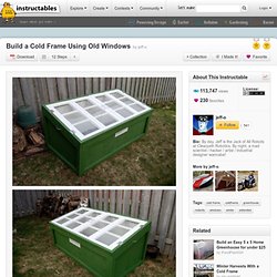 Build a Cold Frame Using Old Windows