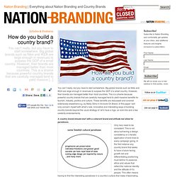 How do you build a country brand?