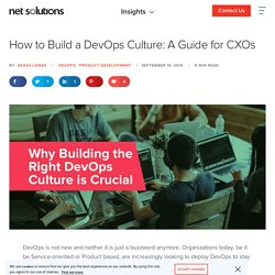 How to Build a DevOps Culture: A Guide for CXOs