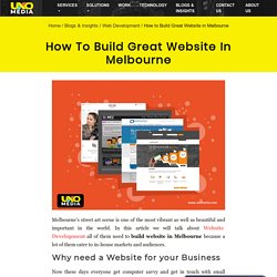 How to Build Great Website in Melbourne