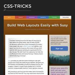 Build Web Layouts Easily with Susy