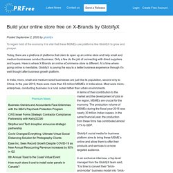 Build your online store free on X-Brands by GlobifyX