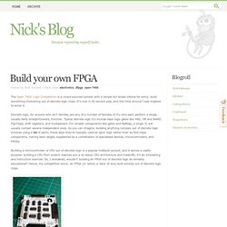 Build your own FPGA