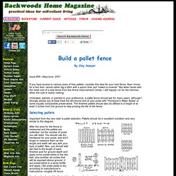 Pallet Fence