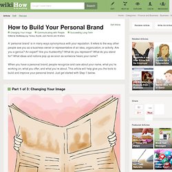 How to Build Your Personal Brand