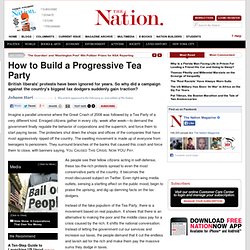 How to Build a Progressive Tea Party