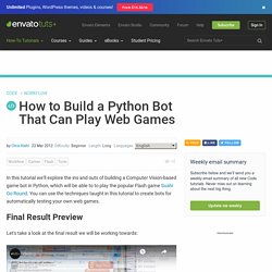How to Build a Python Bot That Can Play Web Games