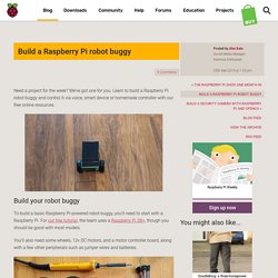 Build a Raspberry Pi robot buggy
