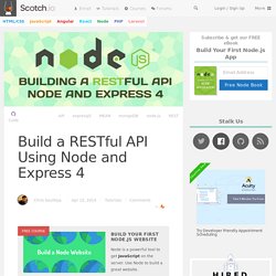 Build a RESTful API Using Node and Express 4