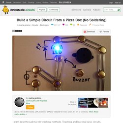 Build a Simple Circuit From a Pizza Box (No Soldering): 8 Steps
