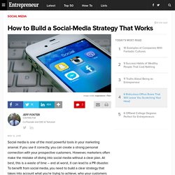 How to Build a Social-Media Strategy That Works