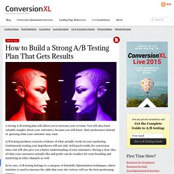 How to Build a Strong A/B Testing Plan That Gets Results