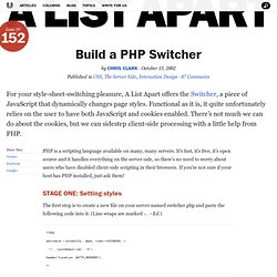 Build a PHP Switcher