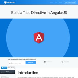 Build a Tabs Directive in AngularJS