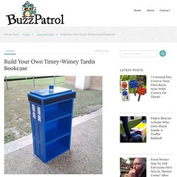 Build Your Own Timey-Wimey Tardis Bookcase