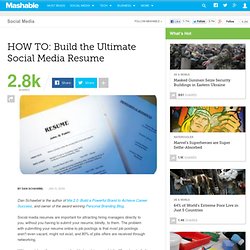 HOW TO: Build the Ultimate Social Media Resume