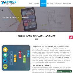 ASPDot web API integration and development services