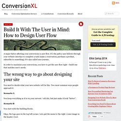 Build It With The User in Mind: How to Design User Flow