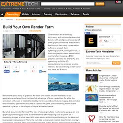 Build Your Own Render Farm