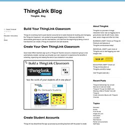 Build Your ThingLink Classroom