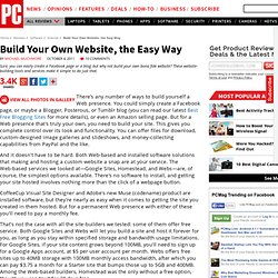 Build Your Own Website, the Easy Way - Reviews by PC Magazine