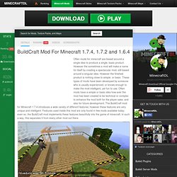 BuildCraft Mod For Minecraft 1.4.5